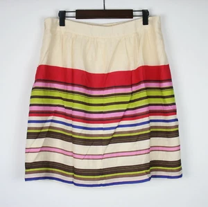 Falda plisada a rayas colorida Ann Taylor loft 6 - Imagen 1 de 3