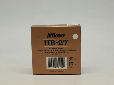 Nikon HB-27 Lens Hood (Bayonet) for 28-100mm f/3.5-5.6 G-AF Lens(silver) - Image 1 of 3