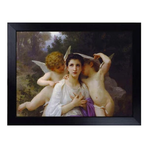 William Adolphe Bouguereau Angel Lap Tray Cushioned Bean Bag Padded Dinner Desk - Picture 1 of 4