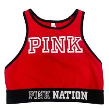Pink Nation Victoria’s Secret Sports Bra Red Womens XS