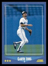 1988 Score #204 Garth Iorg Toronto Blue Jays Baseball card