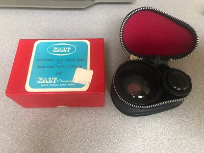 Vintage Kalt Auxillary Wide Angle Lens Set for Twin Lens Reflex Cameras #66 - Image 1 of 4
