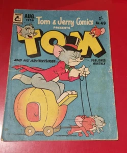 Tom & Jerry Presents Tom No.49 comic - 1956 - Foto 1 di 3