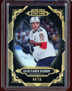 2020-21 Upper Deck Stature Black #16 Aleksander Barkov 9/20 - Foto 1 di 2