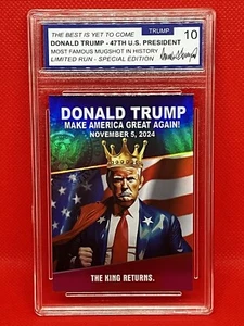 TRUMP 2024 Card - The King Returns | Make America Great Again | FREE SHIPPING!! - Picture 1 of 3