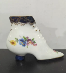 Limoges France Porcelain Boot Shoe 5.5"x4" - Picture 1 of 5