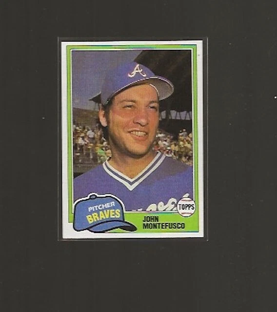 1981 TOPPS TRADED JOHN MONTEFUSCO #804 NRMT HIGH GRADE - Image 1 of 1
