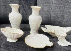 VINTAGE LENOX Lots Of 6 HAND PAINTED WITH 24K GOLD - Picture 1 of 8