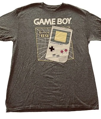 Camiseta Nintendo Original Game Boy Retro Desde 89 Hombres Mezcla Algodón Gráfico Grande Foto 1 de 4