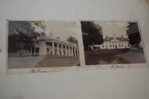 ANTIKE ZWEI MT VERNON GELATINE SILBER FOTOGRAFIEN VON 1893 - Bild 1 von 6