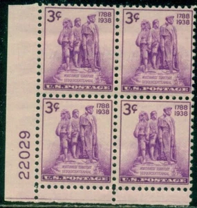 SCOTT # 837 PLATE BLOCK, NORTHWEST TERRITORY, MINT, OG, NH, GREAT PRICE! - Picture 1 of 1