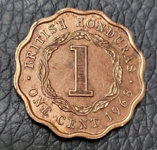 1968  British Honduras 1 Cent Coin