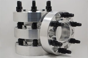 6x4.5" 2.5" Thick Hub Centric Wheel Adapters for 6 Lug Dodge Dakota and Durango - Picture 1 of 8