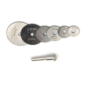 6Pcs Mini HSS Circular Saw Disc Blade Rotary Cutter For Metal Cut Tool Set F - Picture 1 of 11