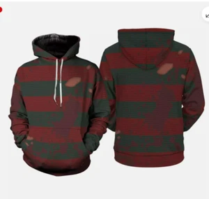 Nightmare On Elm Street Freddy Krueger Kostüm Halloween 3D HOODIE Bestpreis - Bild 1 von 3