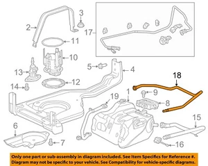 CHRYSLER OEM 13-23 2500 Emission Components-Vapor Hose 68228783AB - Picture 1 of 2