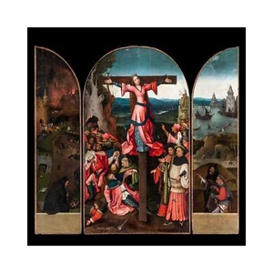 Bosch, Crucifixion Of St Julia, Martyr, 1505, Pearl Photo Paper, 38" x 38" - Picture 1 of 10