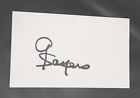 GALE SAYERS HOF RUNNING BACK CHICAGO BEARS SIGNED AUTOGRAPHED INDEX CARD 3X5 G