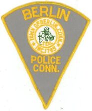 CONNECTICUT BERLIN POLICE NICE SHOULDER PATCH SHERIFF