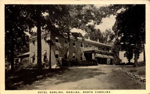 VINTAGE REAL PHOTO POSTCARD- HOTEL NORLINA, NORLINA, NORTH CAROLINA BK49 - Picture 1 of 2