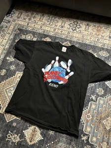 Camisa Vintage Años 90 Planet Hollywood X-Large Negra Camiseta Hecha en EE. UU. Reno XL Desteñida - Imagen 1 de 3