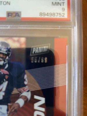 2023 PANINI PLAYER OF THE DAY WALTER PAYTON # 60 RED CHASE NUMBERED TO 99 - Image 1 of 3