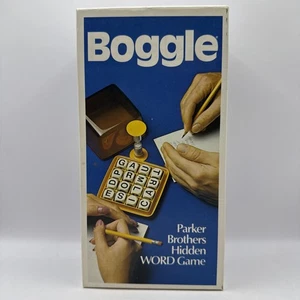 Vintage 1970s Boggle Parker Brothers Hidden Word Game Complete With Instructions - Picture 1 of 6