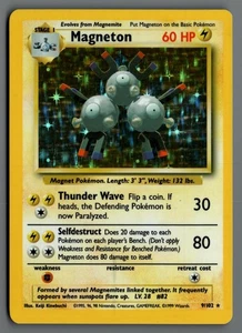 Magneton 009/102 Base Set Pokemon Karte - Bild 1 von 2