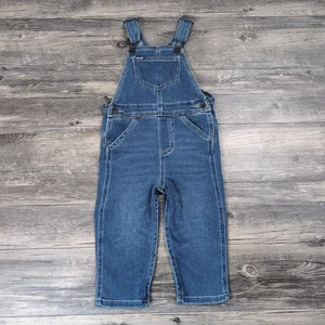Wrangler Kleinkind Denim Zimmermann Overall Größe 2T blau Western Farm 100 % Baumwolle - Bild 1 von 11