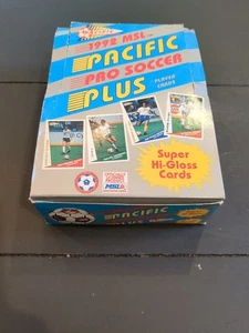 1992 MSL Pacific Pro Soccer Plus Player Cards Box Of 33 Sealed Packs Never Open - Picture 1 of 6
