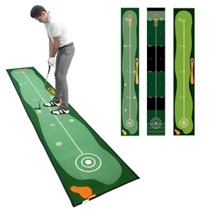 50X300CM Golf Putting Mat Green Indoor Outdoor Golf Practice Mat Mini Training - Picture 1 of 16