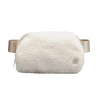 NWT Lululemon Everywhere Fleece Belt Bag Natural Ivory Trench Crossbody - Rare - Image 1 of 4
