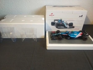 RARE FORMULE 1 F1 ALPINE A521 WINNER Bahrain GP 2021 ESTEBAN OCON 1/18 SPARK - Picture 1 of 12