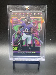 2022 Lamar Jackson Panini Xr Football Rated XR #RXR-13 Case Hit SSP RARE - Picture 1 of 2