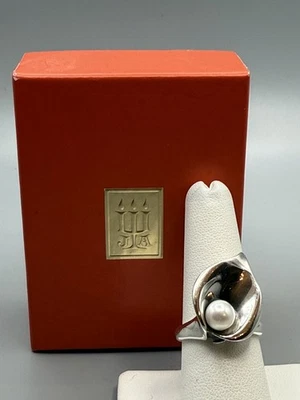  Anillo James Avery Calla Perla Lirio Talla 7.25 Foto 1 de 4