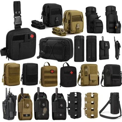 Taktisch Molle Tasche Outdoor Wandern Camping Sport Reisen Army Utility Pouch - Bild 1 von 4