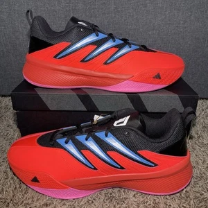 Adidas Dame Certified 3 Halbschuhe Herren Größe 11 Solar Rot Schwarz Weiß IH8464 - Bild 1 von 7