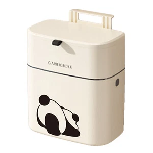 Wall Mounted Trash Can 9L Cabinet Door Sealing Trash Kitchen Counter Compost Bin - Picture 1 of 12