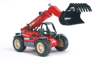 Manitou Telescopic Tractor with Lift Loader MLT 633 Bruder Toy Car 1/16 1:16 - Image 1 of 4