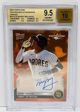 Manny Machado 2022 Topps Now Post Season Orange Auto #2/5 BGS 9.5 Gem