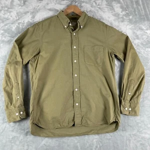 MUJI Button Down Hemd, Herren XL, grüne Tasche 100% Baumwolle Normcore LESEN - Bild 1 von 11