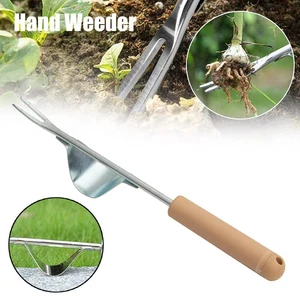 Hand Weeder Weeding Weed Removal Root Remover Puller Tool Fork Garden Lawn THOTs - Picture 1 of 12