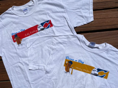 Columbus Clippers Dime A Dog Night T-Shirts Kelly Ketchup Mickey Mustard Cover