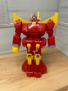 Xabungle Iron Gear light red variant incomplete Robo Leaders airship Transformer - Picture 1 of 9