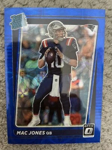 2021 DONRUSS OPTIC MAC JONES RATED ROOKIE RC BLUE SCOPE PARALLEL #206 - Picture 1 of 2
