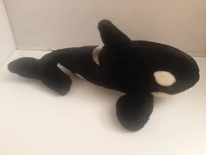 Sea World Shamu Orca Killer Whale Plush Stuffed Toy - Picture 1 of 8