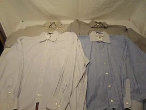 Lot of 4 Men's Vintage Tommy Hilfiger Button Down Dress Shirt 16 1/2  32 Mens  - Picture 1 of 12