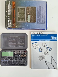 SHARP ZQ-1050-10KB Electronic Organiser Box & Manual - Picture 1 of 3