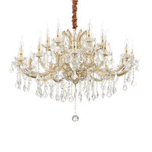 LAMPADARIO IN CRISTALLO IDL Art. NAPOLEON SP18 CROMO SUPER PREZZO LEGGI - Foto 1 di 1