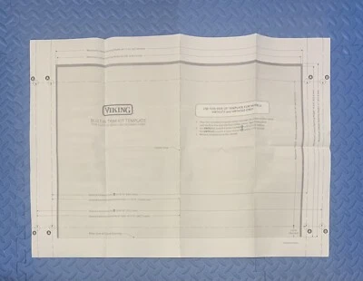 VIKING”PLANTILLA” (solo) KITS DE MOLDURA DE MICROONDAS MODELO #VMTK272 o VMTK302, ver fotos Foto 1 de 4